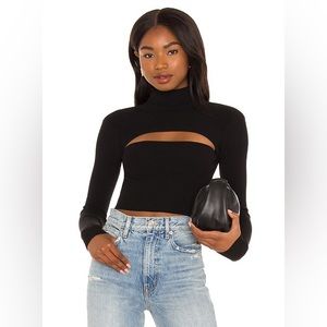 Superdown Tasha Cut Out Turtle neck | Size M